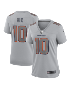 Bo Nix Denver Broncos Nike Damen Fashion Atmosphere Fashion Trikot – Grau