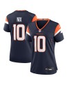 Bo Nix Denver Broncos Nike Damen-Ausweichspieltrikot – Marineblau