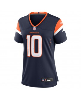 Bo Nix Denver Broncos Nike Damen-Ausweichspieltrikot – Marineblau
