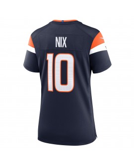 Bo Nix Denver Broncos Nike Damen-Ausweichspieltrikot – Marineblau