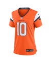 Bo Nix Denver Broncos Nike Damen-Spieler Trikot – Orange