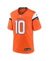 Bo Nix Denver Broncos Nike Jugend-Spieler Trikot – Orange