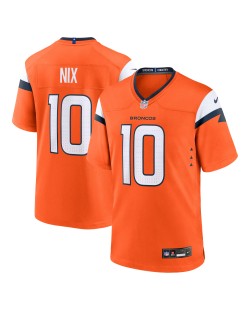 Bo Nix Denver Broncos Nike Spieler-Spieler Trikot – Orange