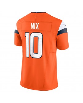 Bo Nix Denver Broncos Nike Vapor F.U.S.E. Limitiertes Trikot – Orange