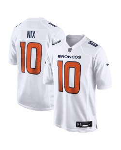 Bo Nix Denver Broncos Nike Tundra Fashion Trikot – Weiß