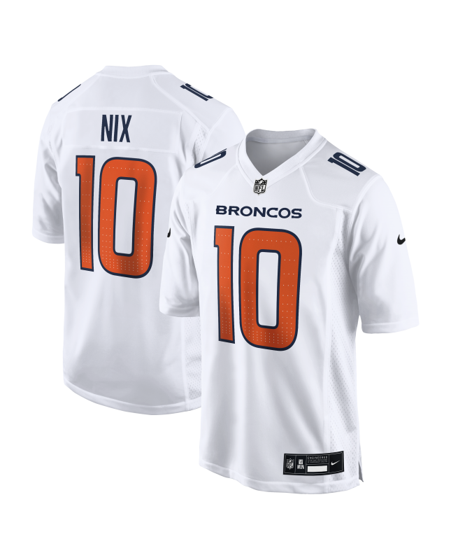 Bo Nix Denver Broncos Nike Tundra Fashion Trikot – Weiß