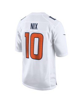Bo Nix Denver Broncos Nike Tundra Fashion Trikot – Weiß