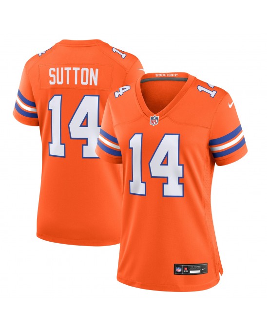 Courtland Sutton Denver Broncos Nike Damen-Spieler Trikot „Mile High Collection 1977 Throwback“ – Orange