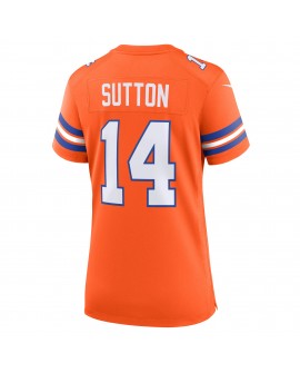 Courtland Sutton Denver Broncos Nike Damen-Spieler Trikot „Mile High Collection 1977 Throwback“ – Orange