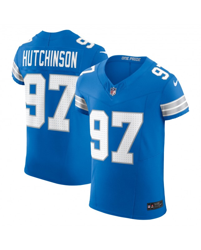 Aidan Hutchinson Detroit Lions Nike Vapor F.U.S.E. Elite-Trikot – Blau
