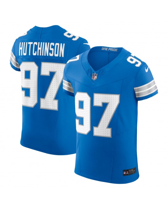 Aidan Hutchinson Detroit Lions Nike Vapor F.U.S.E. Elite-Trikot – Blau