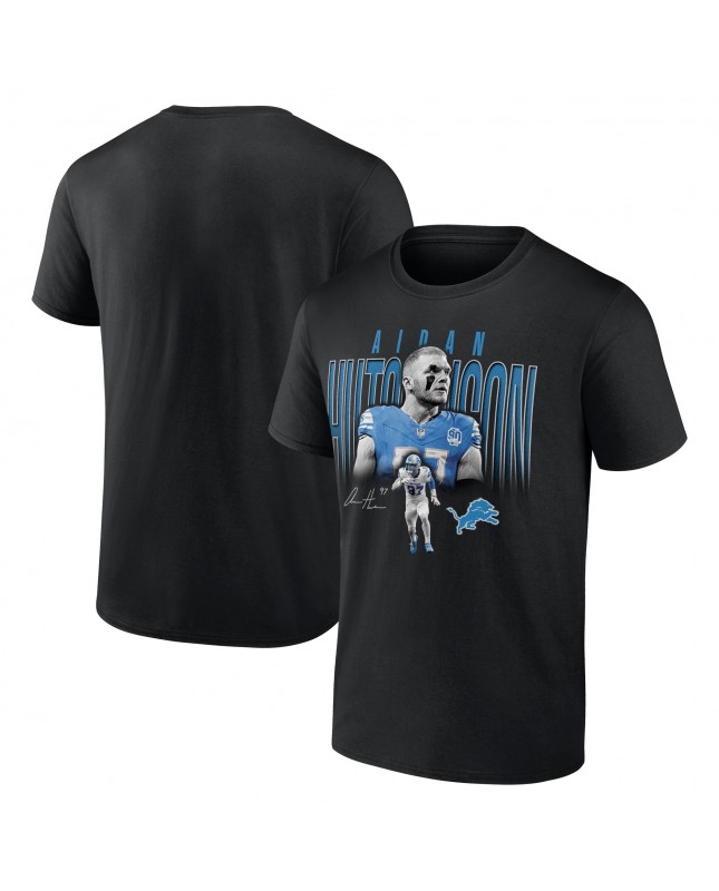 Aidan Hutchinson Detroit Lions Humble Shadow Spieler T-Shirt – Schwarz