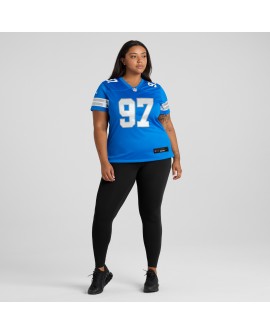 Aidan Hutchinson Detroit Lions Nike Damen-Spieler Trikot – Blau