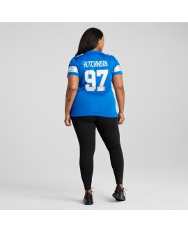 Aidan Hutchinson Detroit Lions Nike Damen-Spieler Trikot – Blau