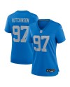 Aidan Hutchinson Detroit Lions Nike Damen-Ausweichtrikot – Blau