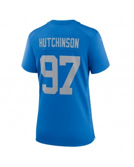 Aidan Hutchinson Detroit Lions Nike Damen-Ausweichtrikot – Blau
