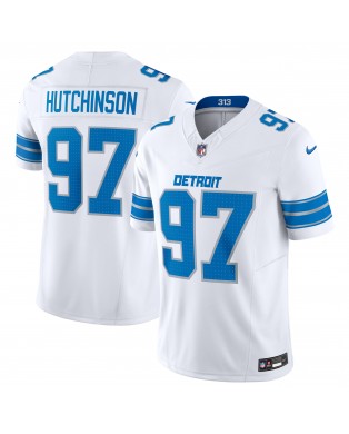Aidan Hutchinson Detroit Lions Nike Vapor F.U.S.E. Limitiertes Trikot – Weiß