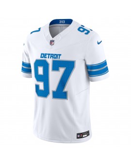 Aidan Hutchinson Detroit Lions Nike Vapor F.U.S.E. Limitiertes Trikot – Weiß