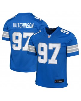 Aidan Hutchinson Detroit Lions Nike Jugend-Spieler Trikot – Blau