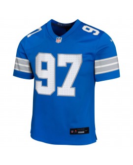Aidan Hutchinson Detroit Lions Nike Jugend-Spieler Trikot – Blau