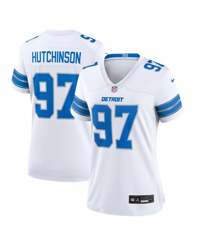 Aidan Hutchinson Detroit Lions Nike Damen-Spieler Trikot – Weiß