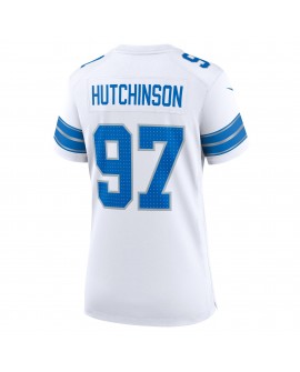 Aidan Hutchinson Detroit Lions Nike Damen-Spieler Trikot – Weiß