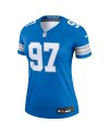 Aidan Hutchinson Detroit Lions Nike Damen-Legend-Spieler-Performance-Oberteil – Blau