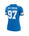 Aidan Hutchinson Detroit Lions Nike Damen-Legend-Spieler-Performance-Oberteil – Blau