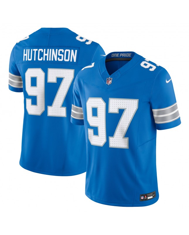 Aidan Hutchinson Detroit Lions Nike Team Vapor F.U.S.E. Limitiertes Trikot – Blau