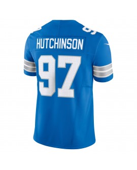 Aidan Hutchinson Detroit Lions Nike Team Vapor F.U.S.E. Limitiertes Trikot – Blau