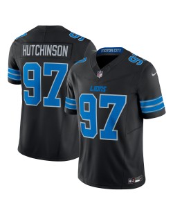 Aidan Hutchinson Detroit Lions Nike 2nd Alternate Vapor F.U.S.E. Limitiertes Trikot – Schwarz