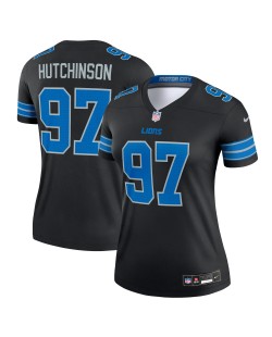 Aidan Hutchinson Detroit Lions Nike Alternate Legend Spieler Performance-Oberteil für Damen – Schwarz