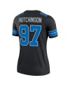 Aidan Hutchinson Detroit Lions Nike Alternate Legend Spieler Performance-Oberteil für Damen – Schwarz