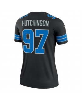 Aidan Hutchinson Detroit Lions Nike Alternate Legend Spieler Performance-Oberteil für Damen – Schwarz