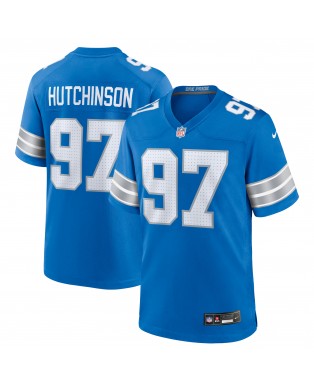 Aidan Hutchinson Detroit Lions Nike Spieler Trikot – Blau