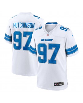 Aidan Hutchinson Detroit Lions Nike Spieler Trikot – Weiß