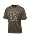 Aidan Hutchinson Detroit Lions Nike Jugend 2025 Salute to Service Spieler Trikot – Olivgrün