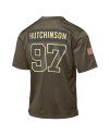 Aidan Hutchinson Detroit Lions Nike Jugend 2025 Salute to Service Spieler Trikot – Olivgrün
