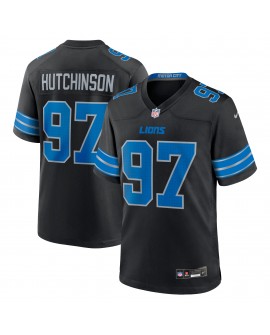 Aidan Hutchinson Detroit Lions Nike 2. Ausweichtrikot – Schwarz
