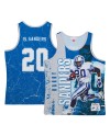 Barry Sanders Detroit Lions Mitchell & Ness 1991 Spieler Burst Tanktop – Blau