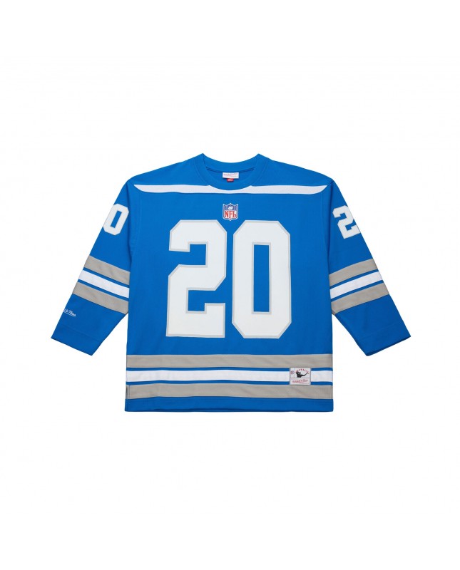 Barry Sanders Detroit Lions Mitchell & Ness Maxxed Out Fashion Hockey-Trikot – Blau