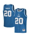 Barry Sanders Detroit Lions Mitchell & Ness Jugendspieler im Ruhestand, NFL-Basketball-Modetrikot – Blau