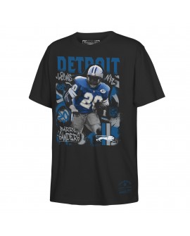 Barry Sanders Detroit Lions Mitchell & Ness Jugend-Starspieler-T-Shirt – Schwarz