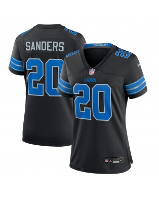 Barry Sanders Detroit Lions Nike Damen-Spieler Trikot für 2. alternative Spieler im Ruhestand – Schwarz