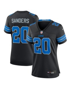 Barry Sanders Detroit Lions Nike Damen-Spieler Trikot für 2. alternative Spieler im Ruhestand – Schwarz