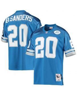 Barry Sanders Detroit Lions 1991 Mitchell & Ness Authentic Throwback-Spielertrikot im Ruhestand – Blau