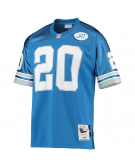 Barry Sanders Detroit Lions 1991 Mitchell & Ness Authentic Throwback-Spielertrikot im Ruhestand – Blau