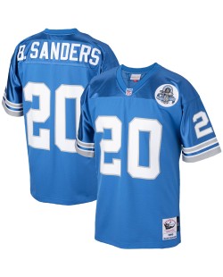 Barry Sanders Detroit Lions 1993 Mitchell & Ness Authentic Throwback-Spielertrikot im Ruhestand – Blau
