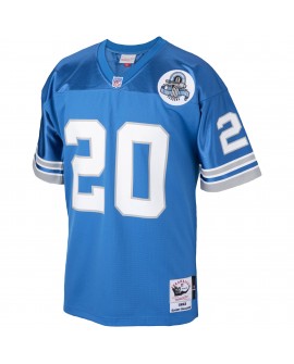Barry Sanders Detroit Lions 1993 Mitchell & Ness Authentic Throwback-Spielertrikot im Ruhestand – Blau