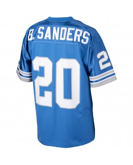 Barry Sanders Detroit Lions 1993 Mitchell & Ness Authentic Throwback-Spielertrikot im Ruhestand – Blau
